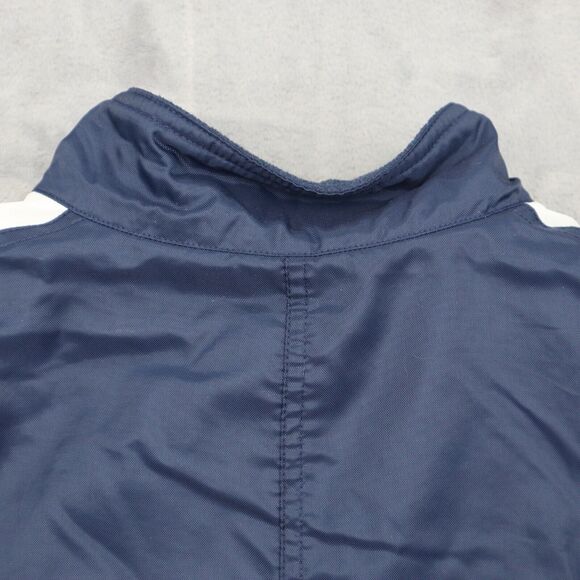 Nike Jacket Mens L Blue Long Sleeve Zipper Pockets High Neck Full Zipper - Picture 14 of 16